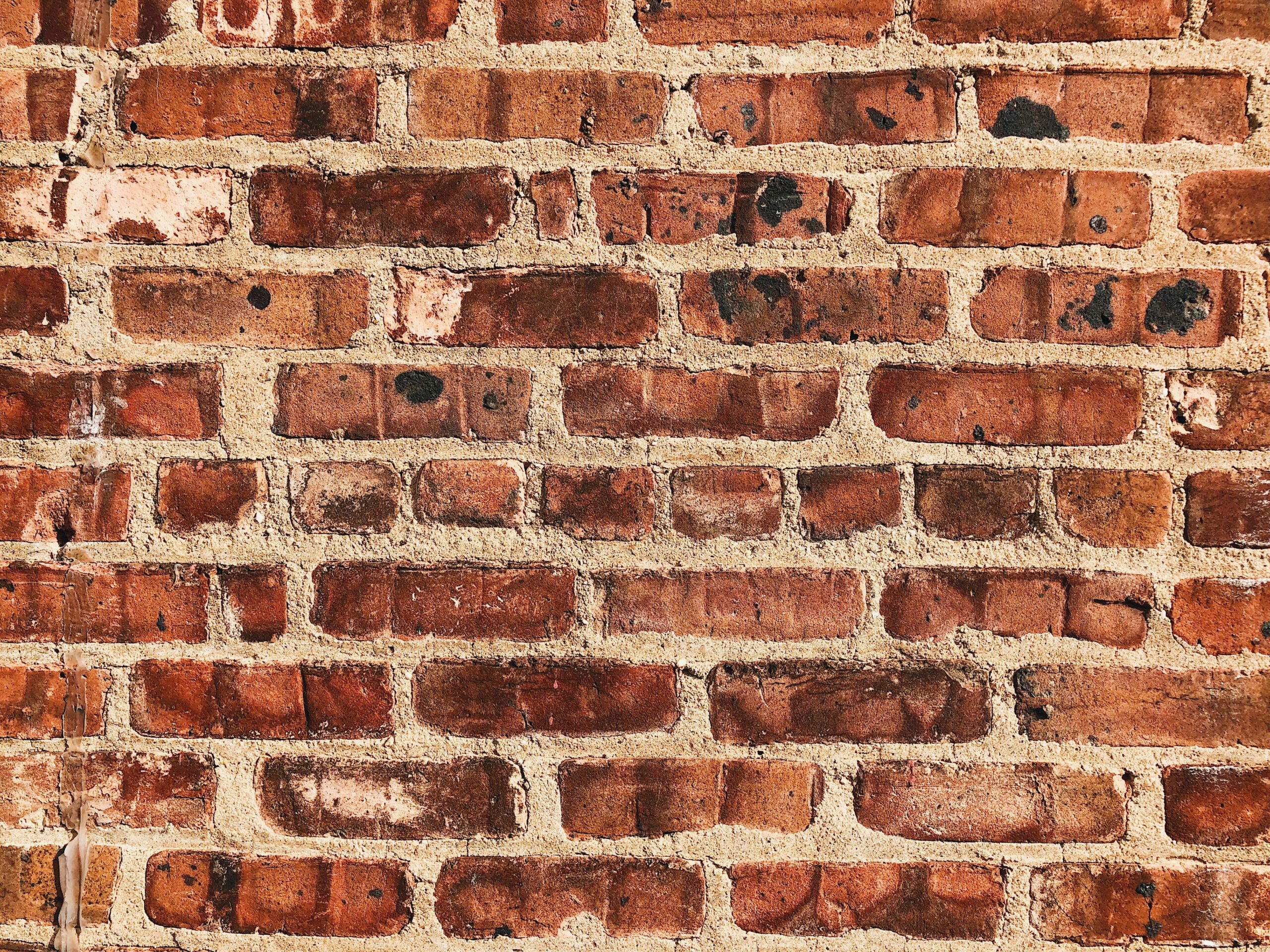 A brick wall.