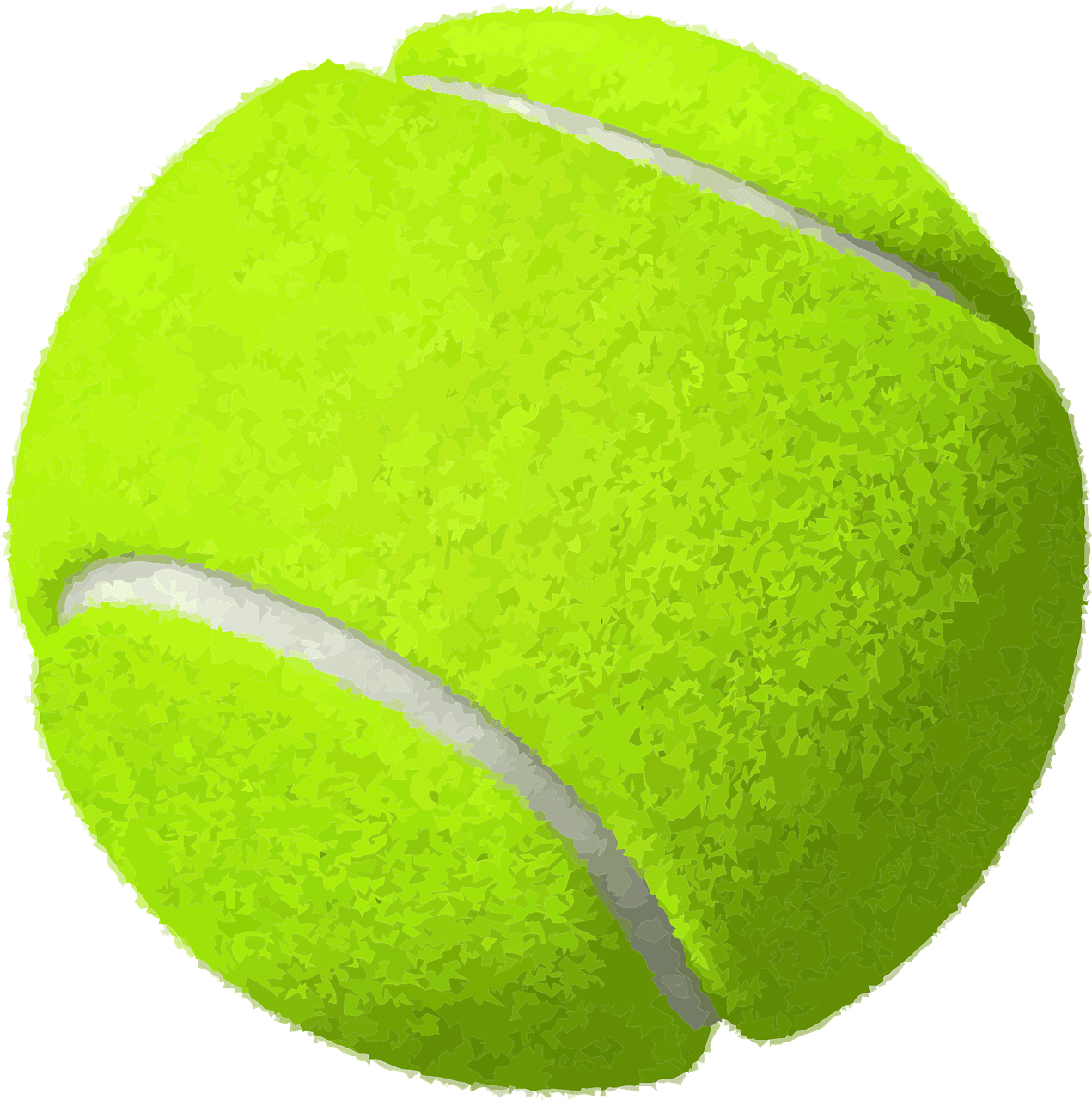 A tennis ball.